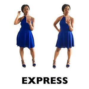💥4/$25💥EXPRESS Fit & Flare Mini Dress Size 2